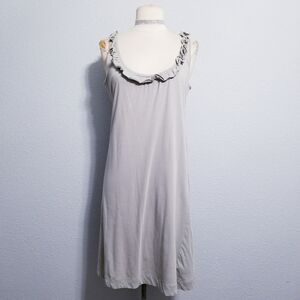 Garnet Hill boho ruffle spring summer casual dress XS